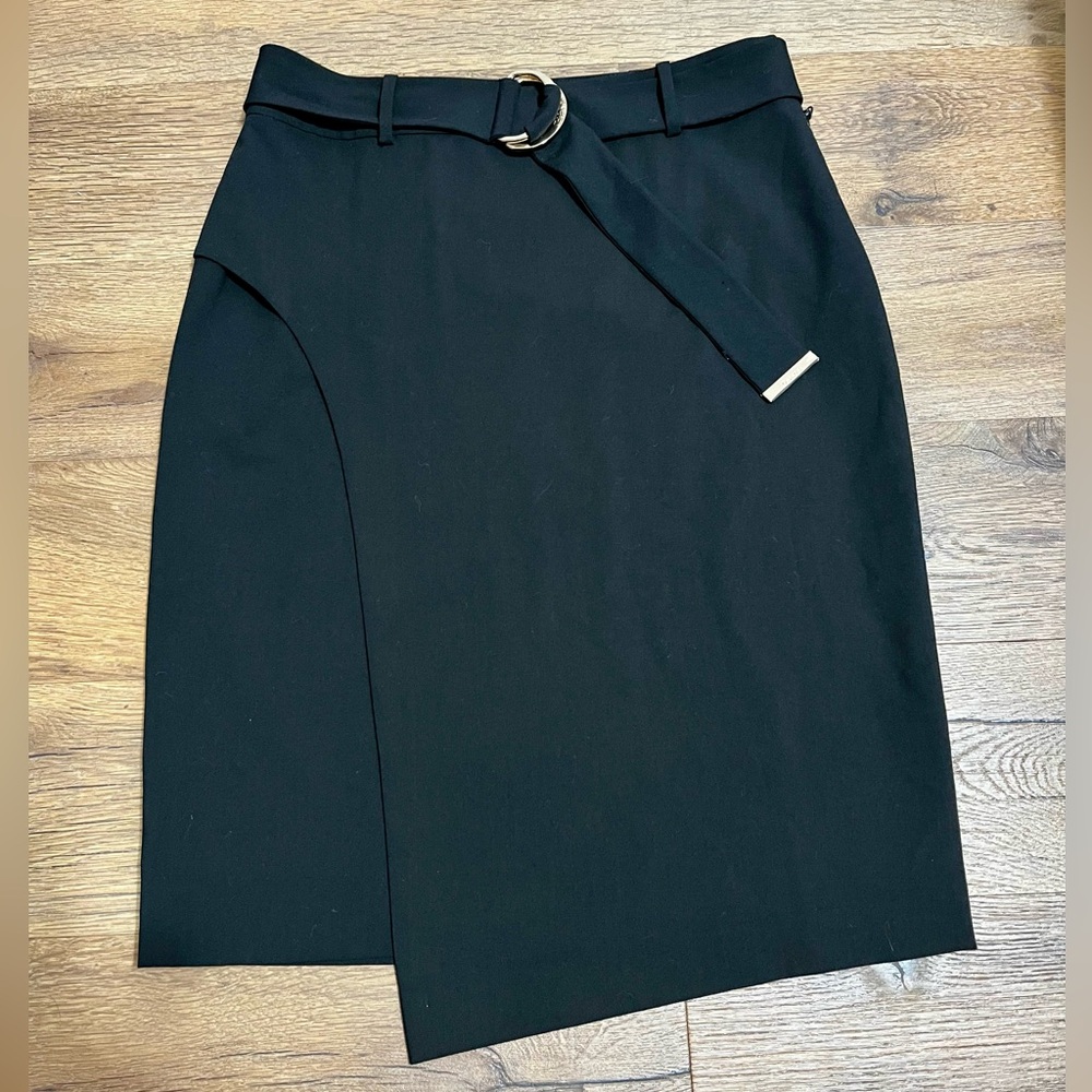 Black Belted Skirt